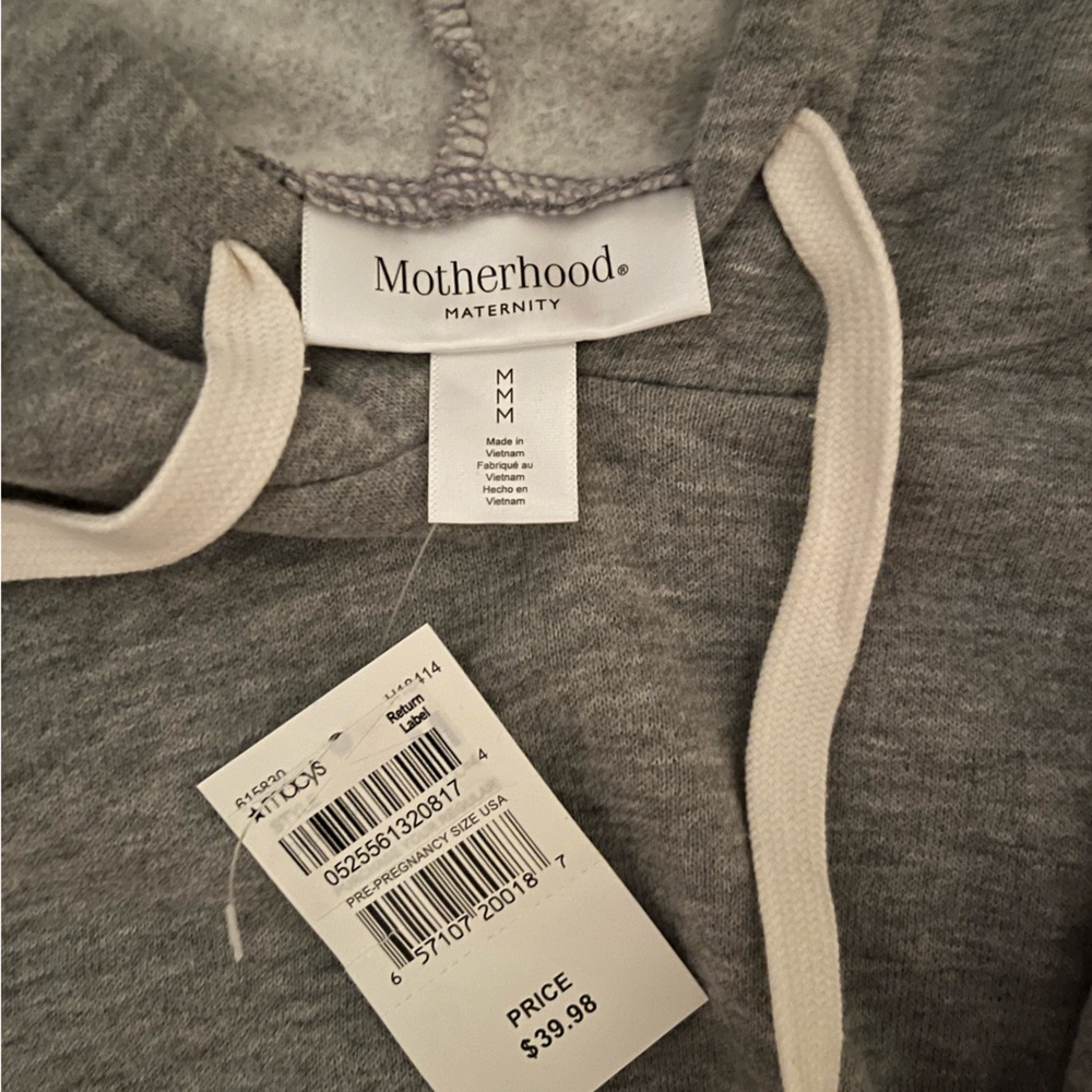 Motherhood Maternity Heather Gray Sweatshirt